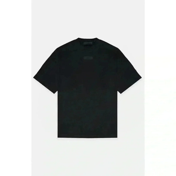 Fear of God Essentials Jet Black T-Shirt - Picture 1 of 4